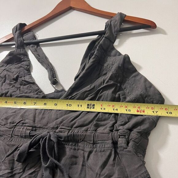 Free People Movement Cargo Overalls Jumpsuit Wide Leg Gray Southern Lights - Picture 7 of 9